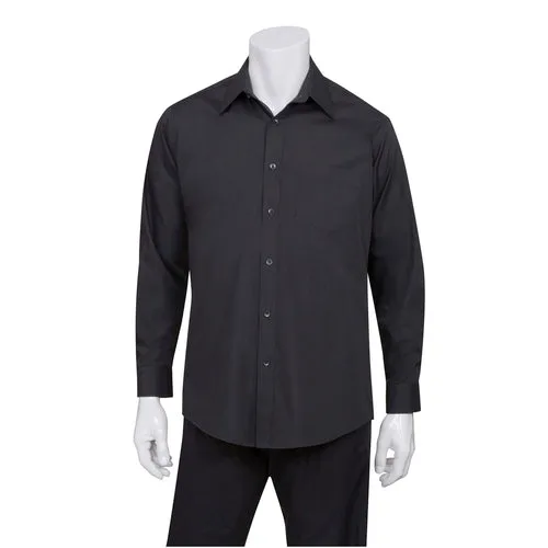 Chef Works D150BLK4XL Dress Shirt