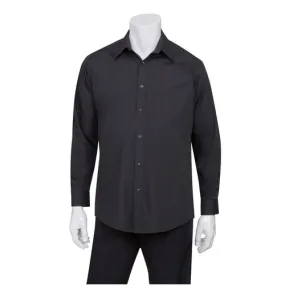 Chef Works D150BLK4XL Dress Shirt