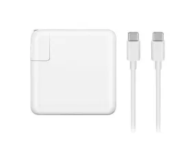 Chuns 61W USB C Power Adapter, Fast Charger for Apple MacBook Air/Pro USB-USB C Charge   Type C Cable