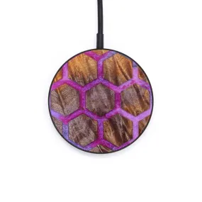 Circle Wood Resin Wireless Charger - Ana (Pattern, 635764)