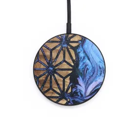 Circle Wood Resin Wireless Charger - Brianne (Pattern, 722974)