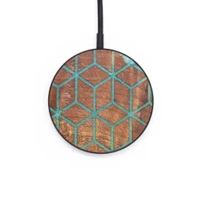 Circle Wood Resin Wireless Charger - Camron (Pattern, 705399)