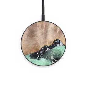 Circle Wood Resin Wireless Charger - Charity (Cosmos, 695718)