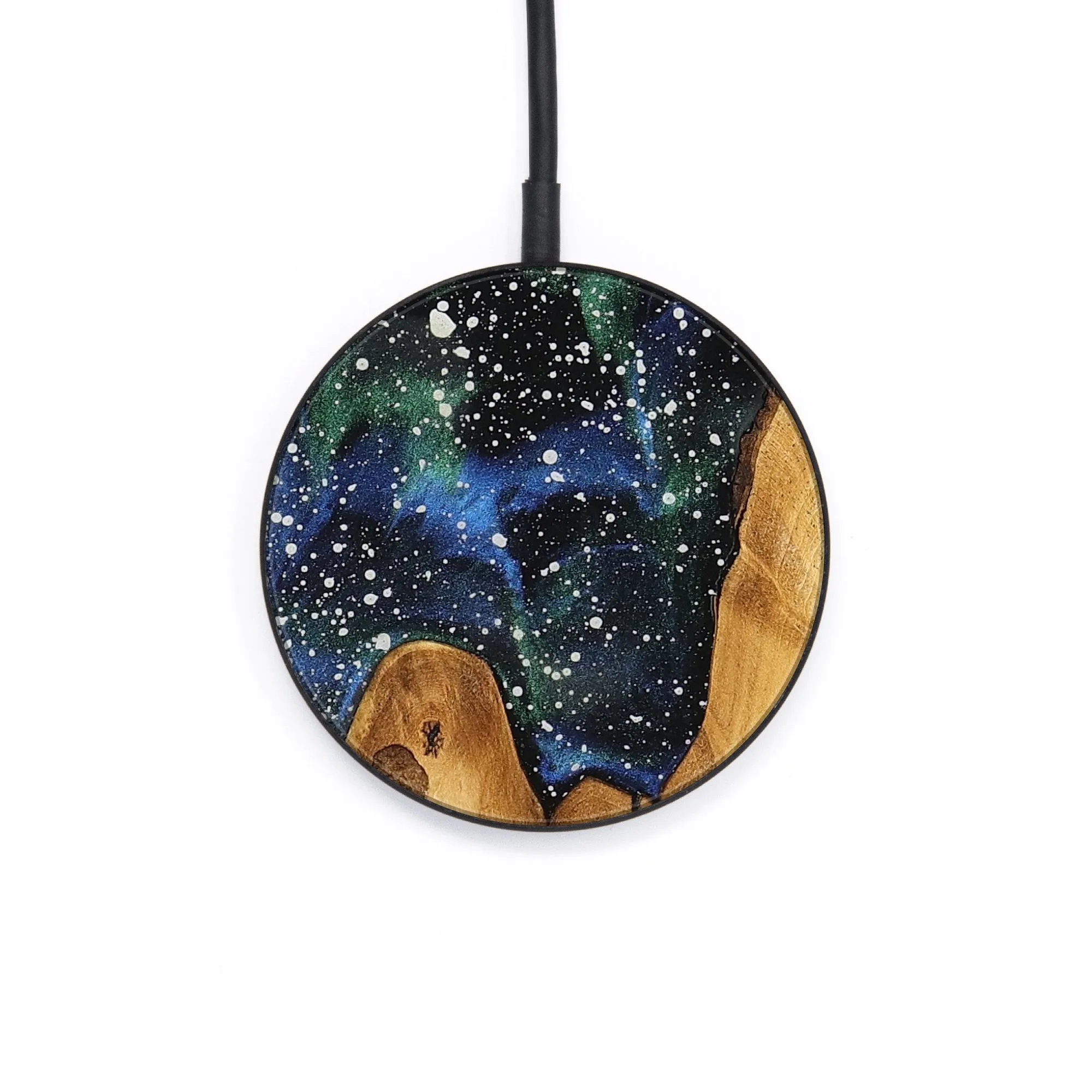 Circle Wood Wireless Charger - Boysie (Cosmos, 741083)