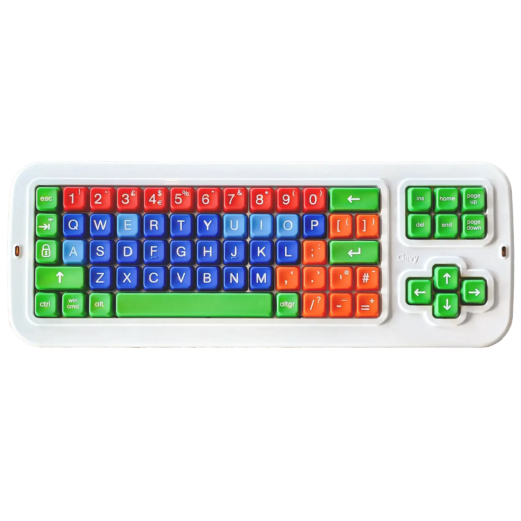 Clevy Uppercase Large Key Keyboard with UK layout