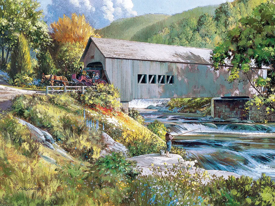 Covered Bridge , 275  Pc Jigsaw Puzzle by Cobble Hill