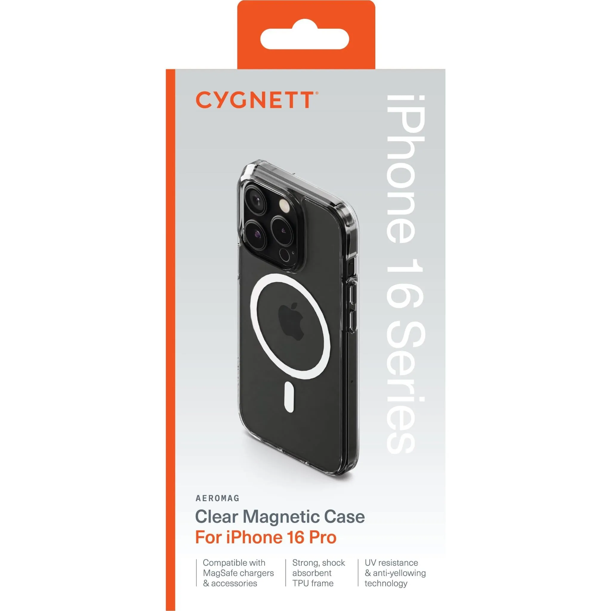 Cygnett AeroMag Case for iPhone 16 Pro (Clear)