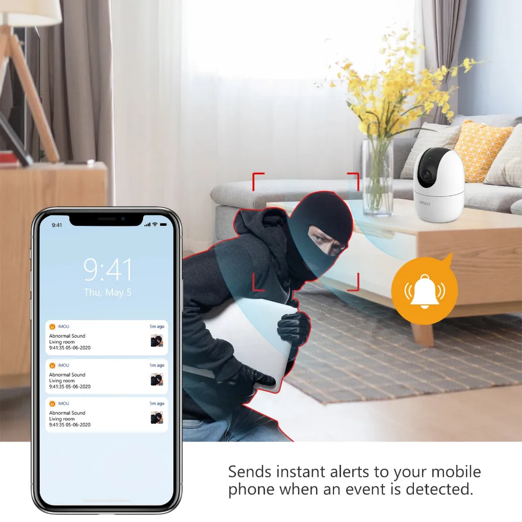 Dahua Imou Ranger 2C 2MP Wireless IP Camera CCTV Pan & Tilt Smart With AI Human Detect Siren 2 Way Talk (Copy)