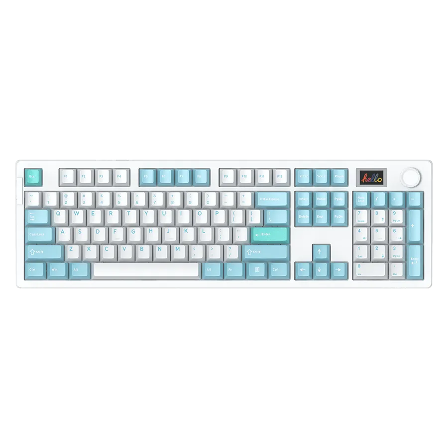 DAREU A104 Pro | Full-Size Wireless RGB  Hotswap Keyboard with TFT & Knob