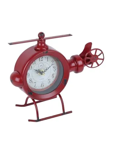 Desk Clock Table Clock American Retro Silent Clock Desk Clock Desktop Metal Clock Desktop Ornaments Home Bedroom Bedside Table Clock Home Desktop Decor Clock