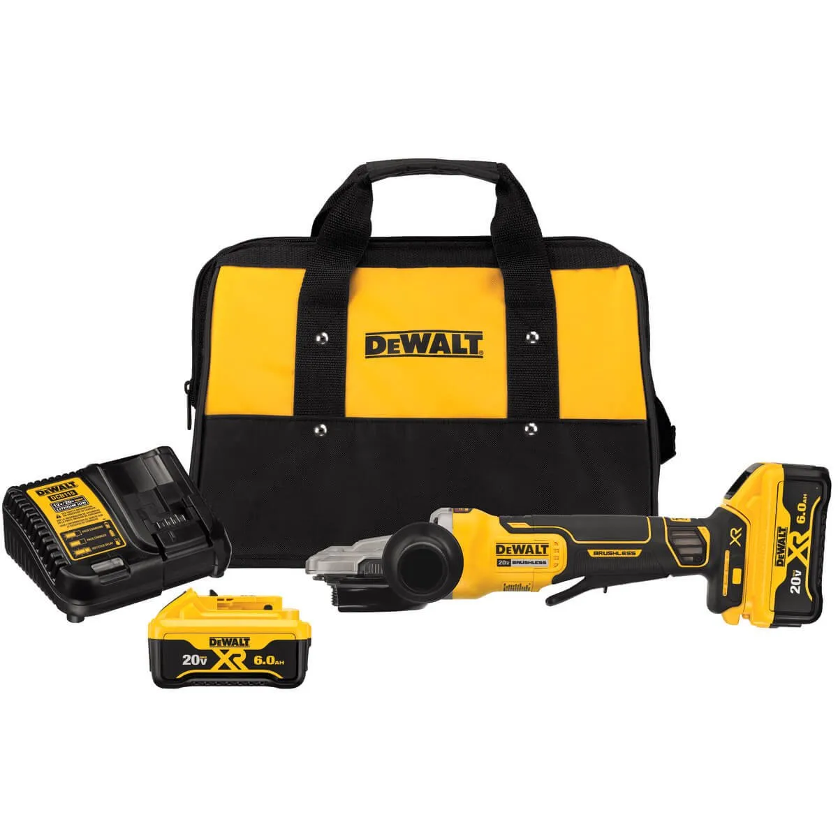 Dewalt DCG413FR2 - 20V MAX XR Flathead Grinder Kit