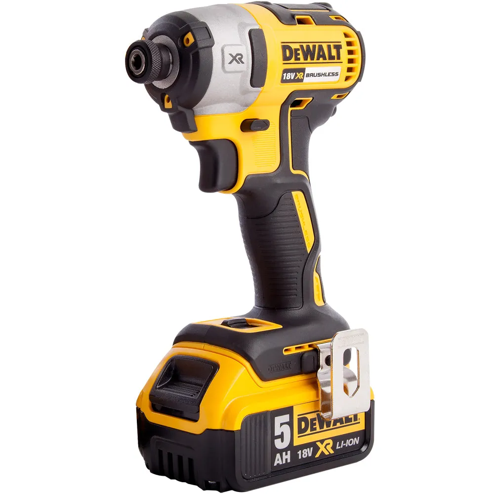 Dewalt DCK266P2-GB 18V XR Brushless Twin Pack With 2 x 5.0Ah Batteries Charger In Case - SPL