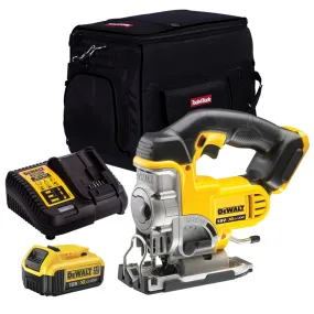 Dewalt DCS331N 18V Jigsaw with 1 x 4.0Ah Battery & Charger in Tool Bag