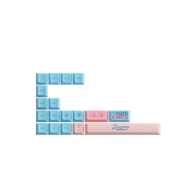 Doraemon Macaron Keycap Set(136-key)