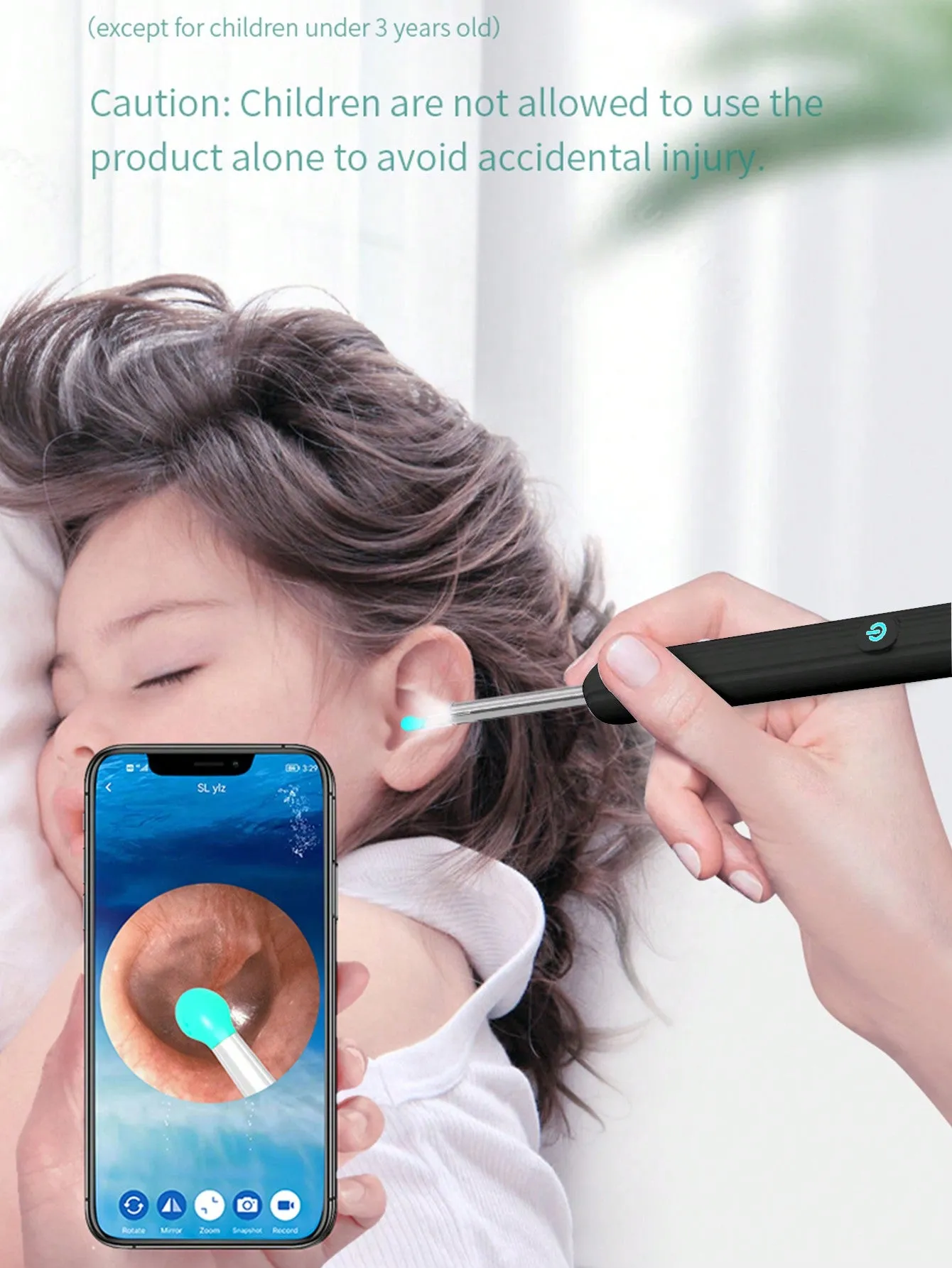 Ear Care Routine with This 1080P HD Camera Ear Cleaner Kit - 7 PCS Ear Set