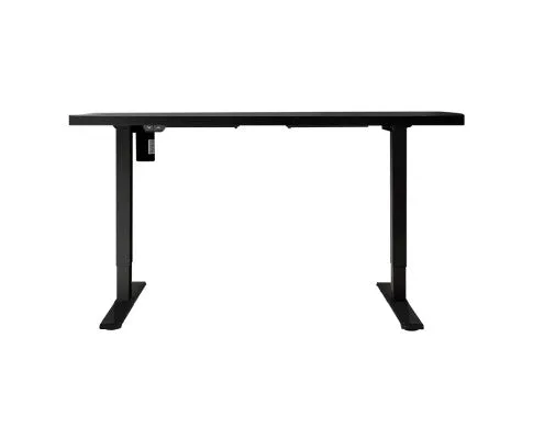 Electric Standing Desk Motorised Sit Stand Desks Table Black 140cm