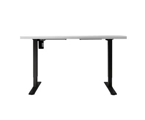 Electric Standing Desk Motorised Sit Stand Desks Table Black White 140cm