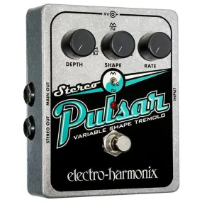 Electro-Harmonix Stereo Pulsar Variable Shape Analog Tremolo Pedal