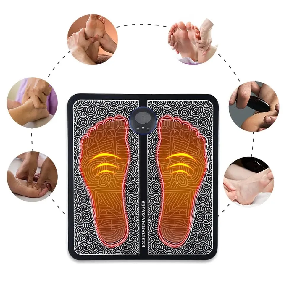 EMS Foot Massager Mat Calves Massage Mat for Muscles Relaxation.