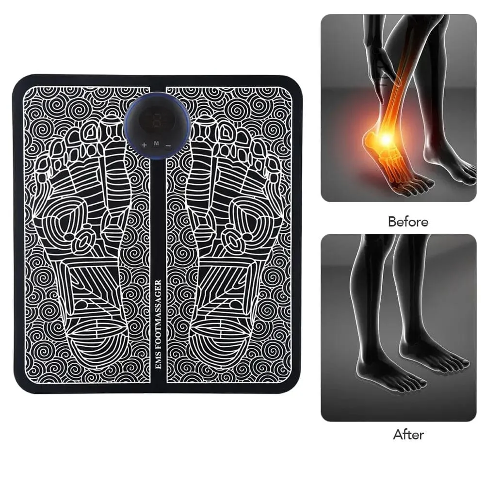 EMS Foot Massager Mat Calves Massage Mat for Muscles Relaxation.