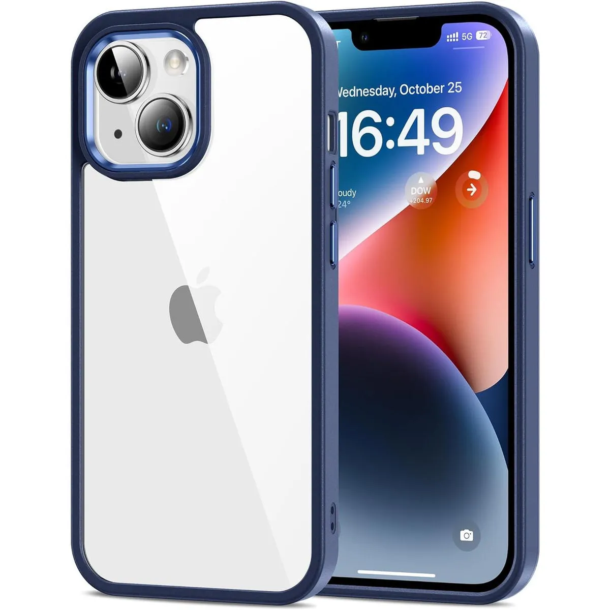 Entronix Apple iPhone 15 Plus/14 Plus Case - Impact Chrome Bumper,