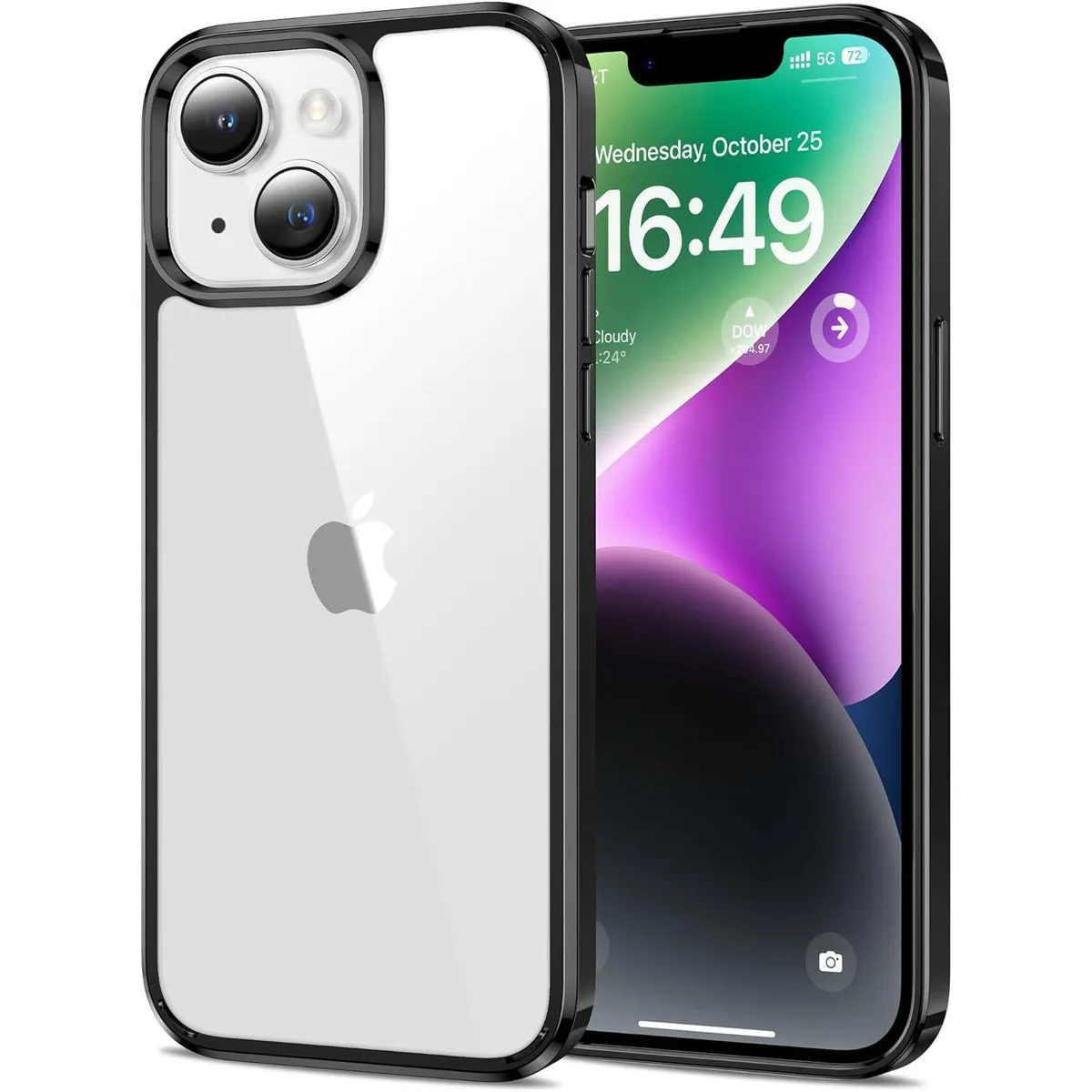 Entronix Apple iPhone 15 Plus/14 Plus Case - Impact Chrome Bumper,