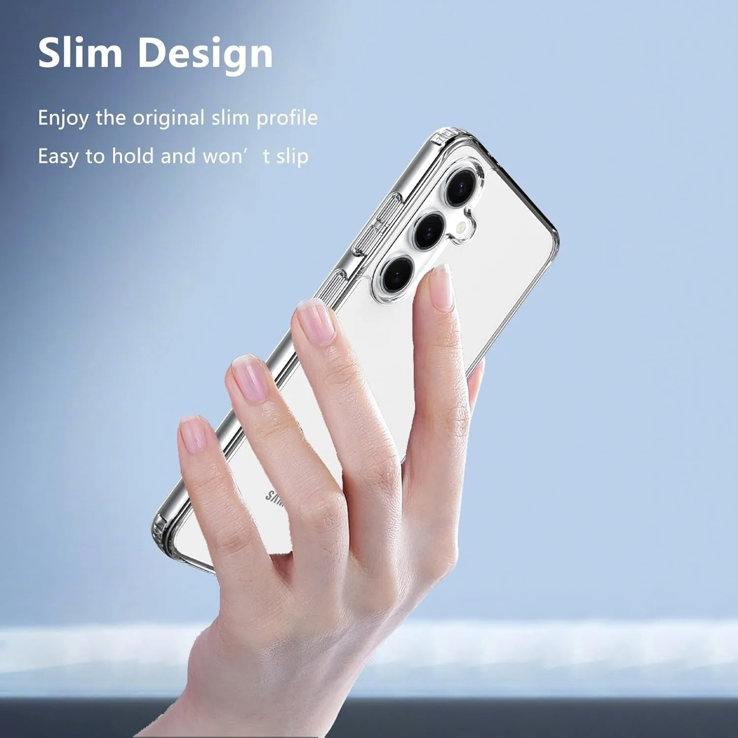 Entronix Samsung Galaxy A15 Crystal Clear Case - Slim