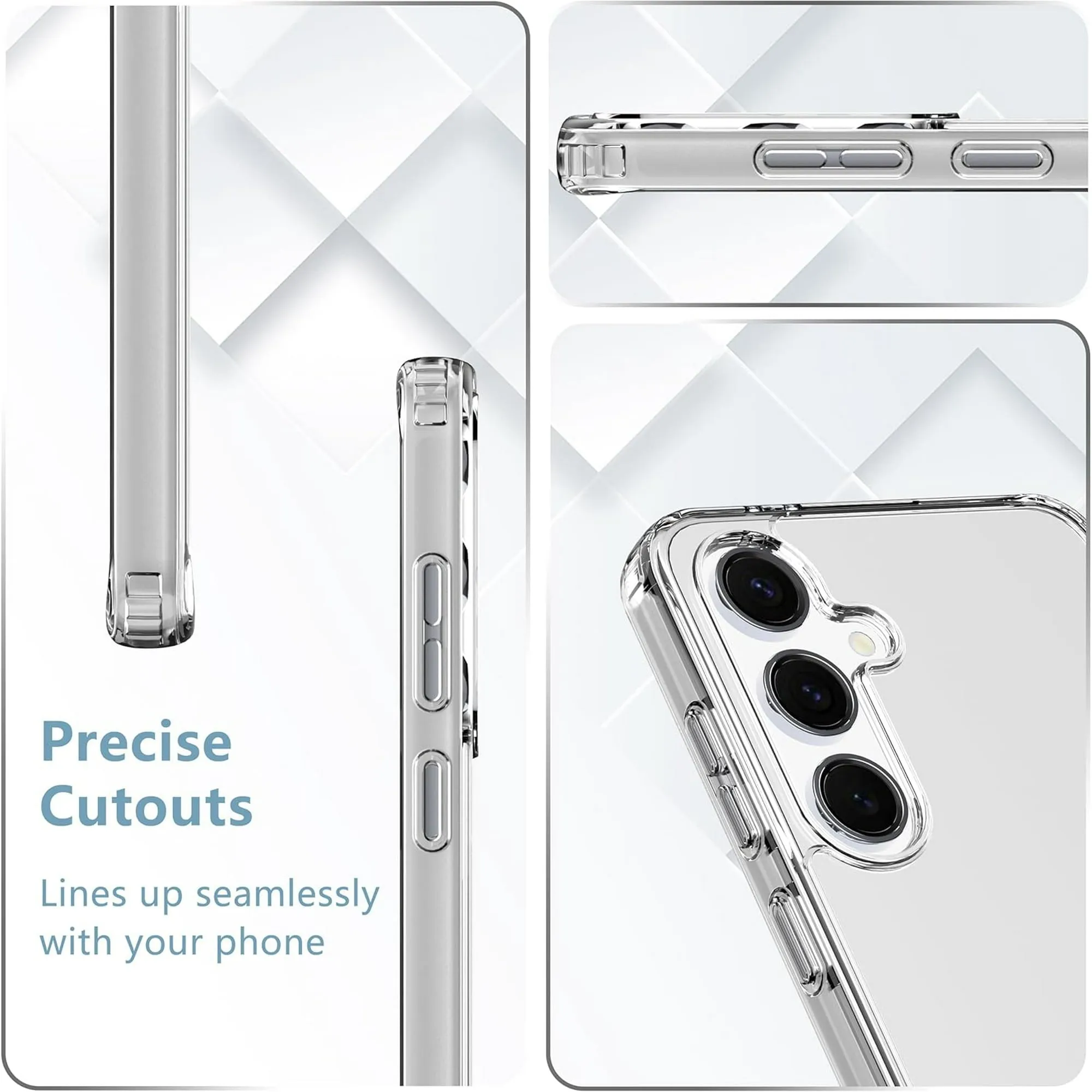 Entronix Samsung Galaxy A15 Crystal Clear Case - Slim