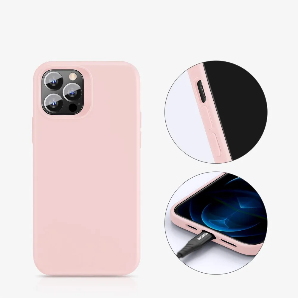 ESR - iPhone 12 / 12 Pro Cloud Series Silicone Case Sleeve - Pink