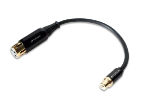 Factory Renewed Balanced XLR to Unbalanced RCA Adapter Interconnect