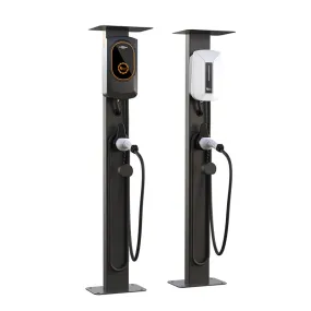 Feyree Electric Vehicle Charging Station Pile Post Upright Post Wall Mounted for Wallbox Type1 Type2 Charger