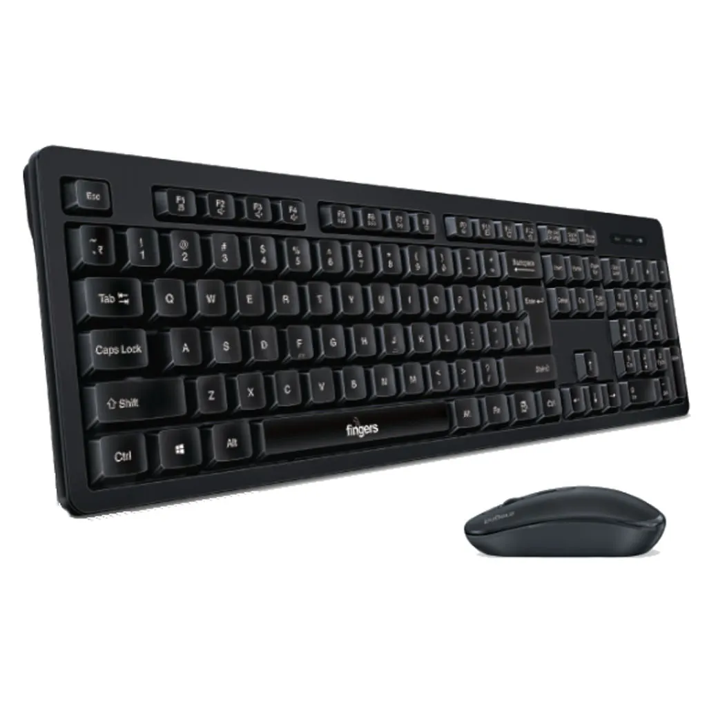 Fingers Stellar Combo Wireless Deskset (Keyboard   Mouse)