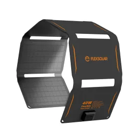 FlexSolar® E40 Portable Solar Charger Type-C & DC| 40W Official Refurbished