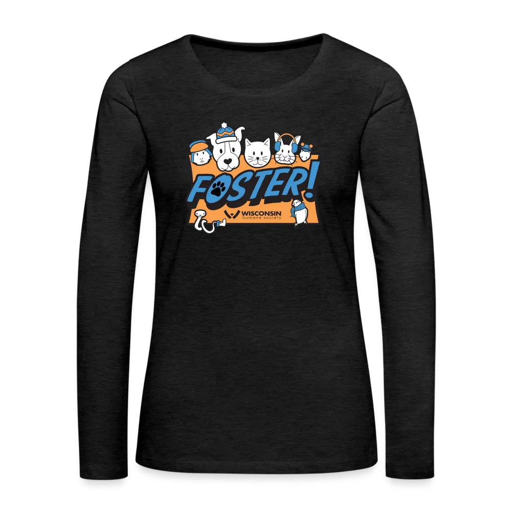 Foster Winter Logo Contoured Premium Long Sleeve T-Shirt