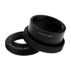 Fotodiox Lens Adapter Astro Edition - Compatible with 48mm (x0.75) T-Mount Wide Field Telescopes to Fuji X-Series Mirrorless Cameras for Deep Space Astro-Photography