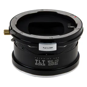 Fotodiox Pro TLT ROKR Lens Adapter - Compatible with Mamiya 645 (M645) Mount Lenses to Hasselblad XCD Mount Digital Cameras with Built-In Tilt / Shift Movements