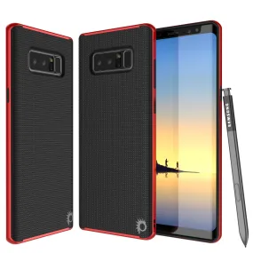 Galaxy Note 8 Hybrid 3-Piece Anti-Shock Dual Layer Bumper Case | Red