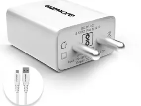 GIZmore PA602 Pro Charger with Detachable Type C Cable  2.4A FAST CHARGING