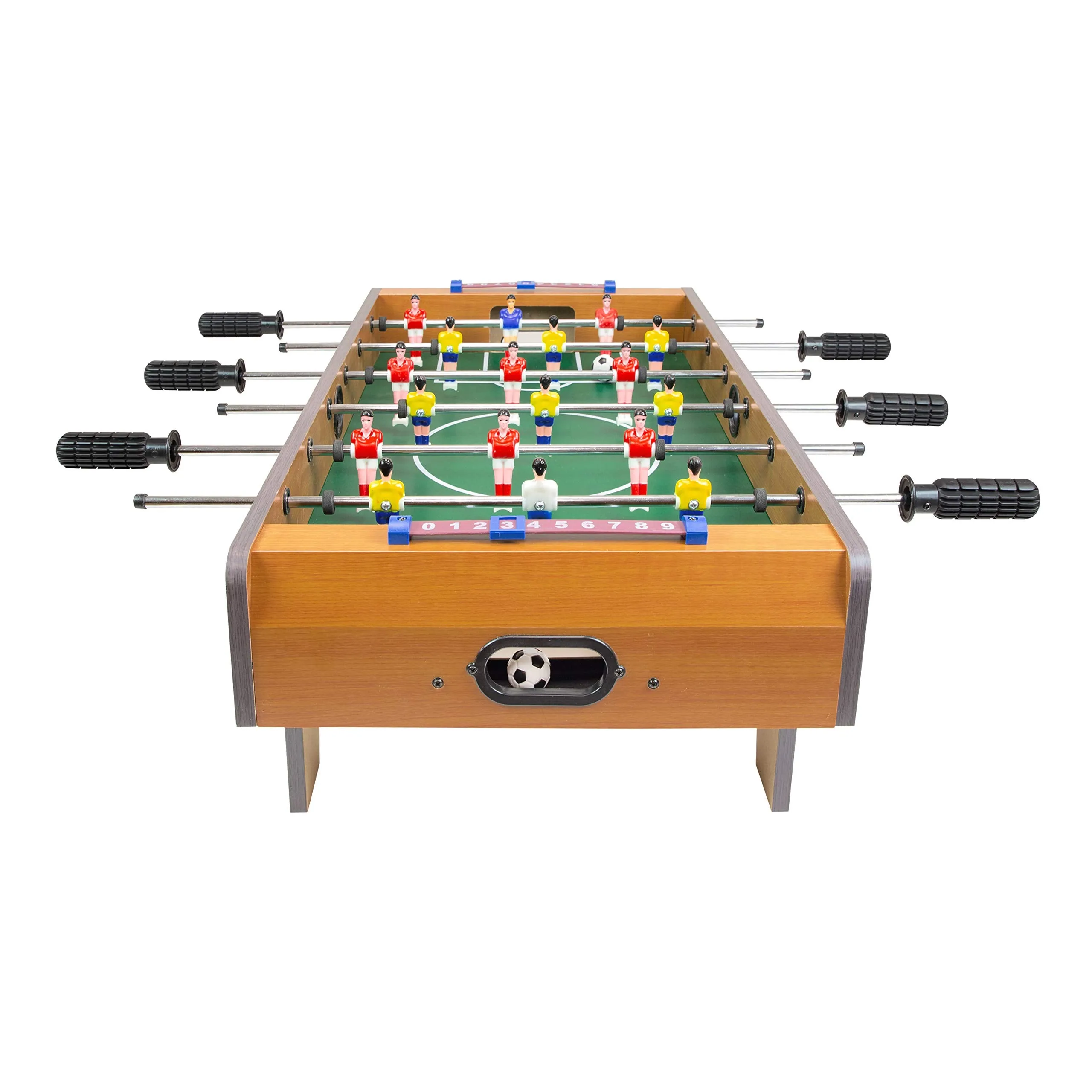 Global Gizmos 50580 Deluxe Table Top Football Foosball Game | Kids/Adults/Family | Retro Classic | Lightweight & Portable, 69cm x 37cm