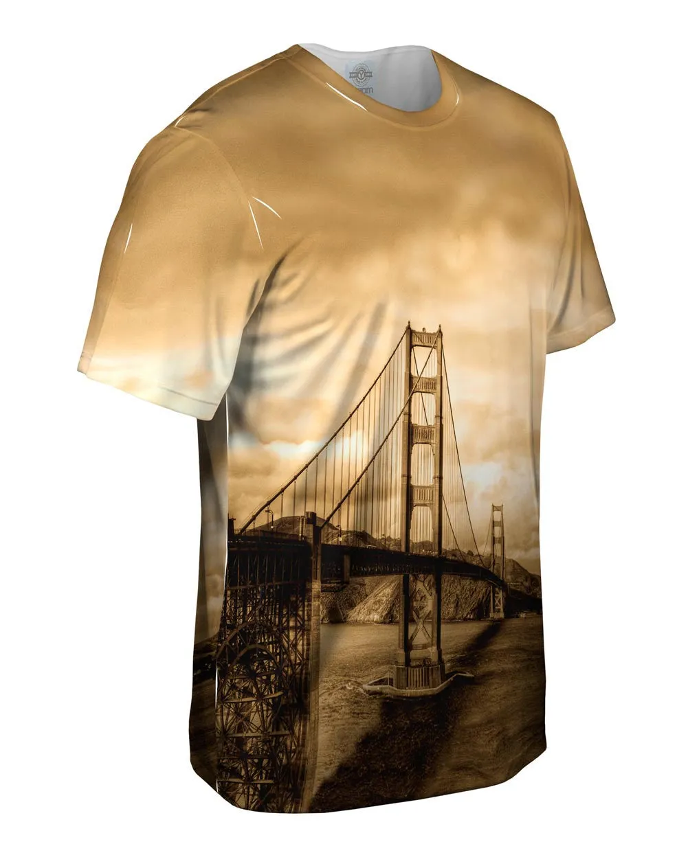 Golden Gate In Sepia