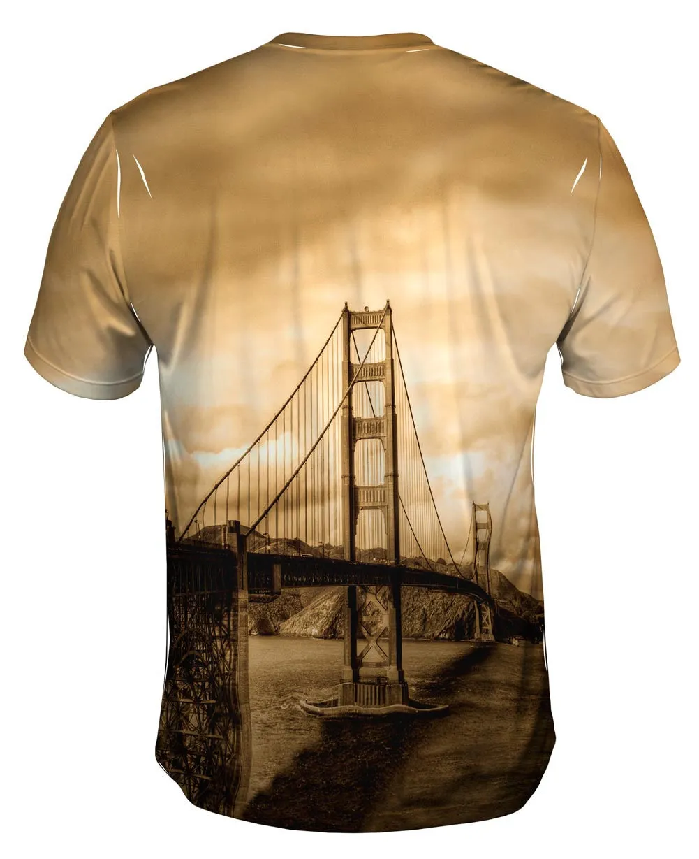 Golden Gate In Sepia