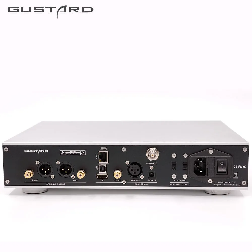 GUSTARD DAC-A26 AKM 4499EX MQA DAC With Streamer