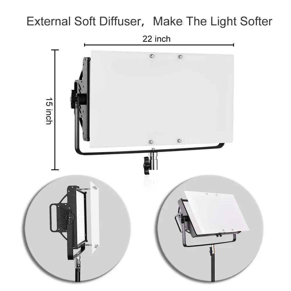 GVM 110S RGB Powerful Bi-color and RGB Video Panel Light