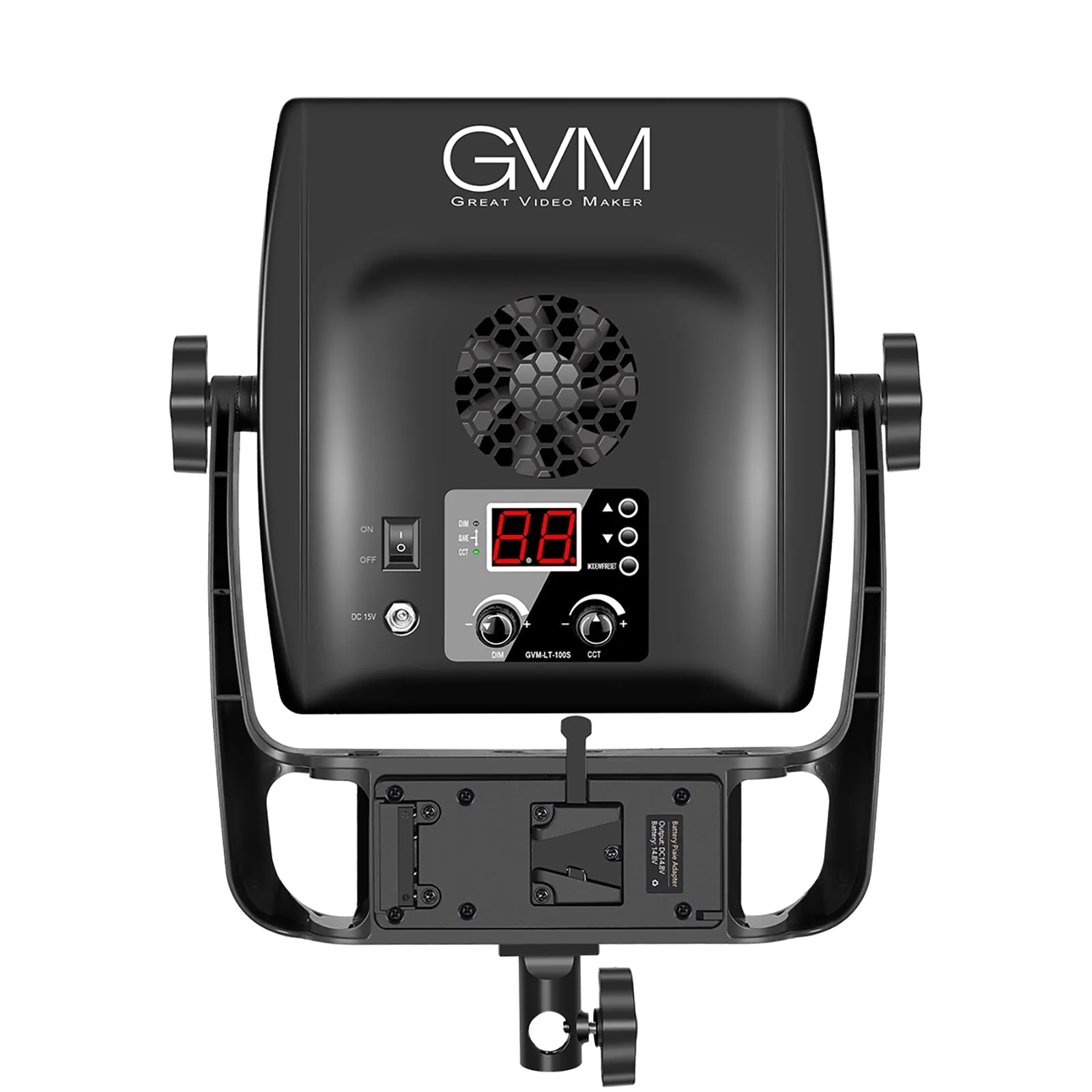 GVM-LT100S 100W High Power Bi-Color Lens Light beads Video Lighting Kit