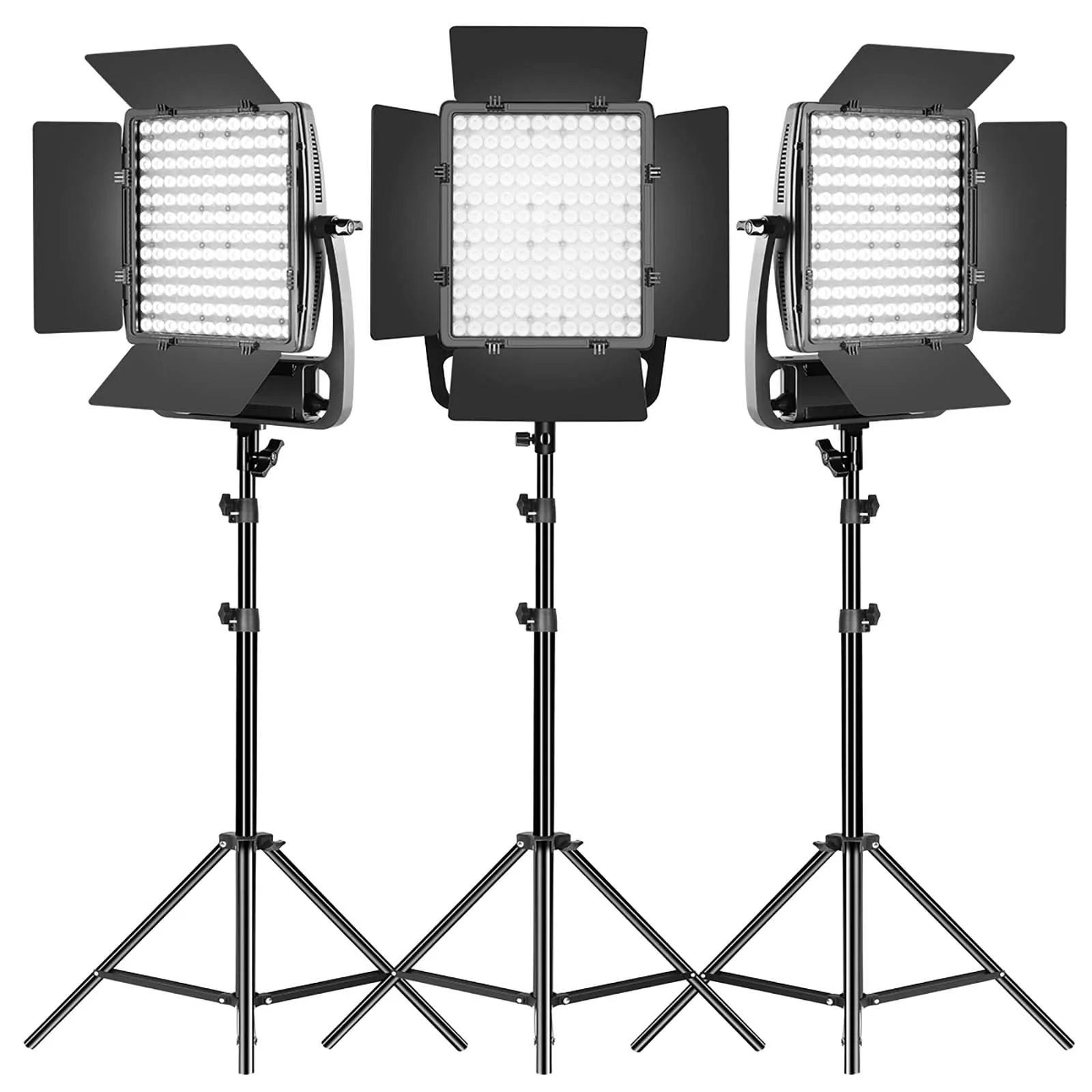 GVM-LT100S 100W High Power Bi-Color Lens Light beads Video Lighting Kit