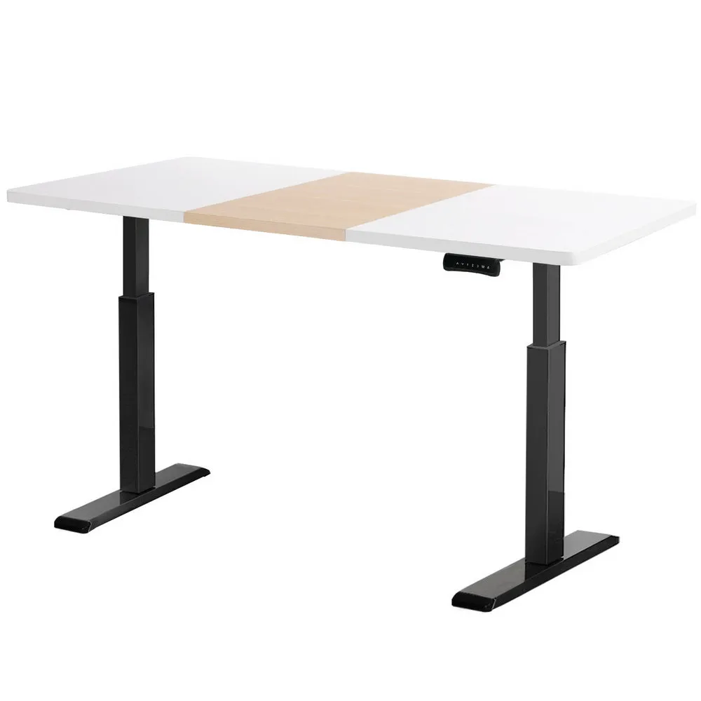 Height Adjustable Motorised Standing Desk, Dual Motor, 140cm - Artiss