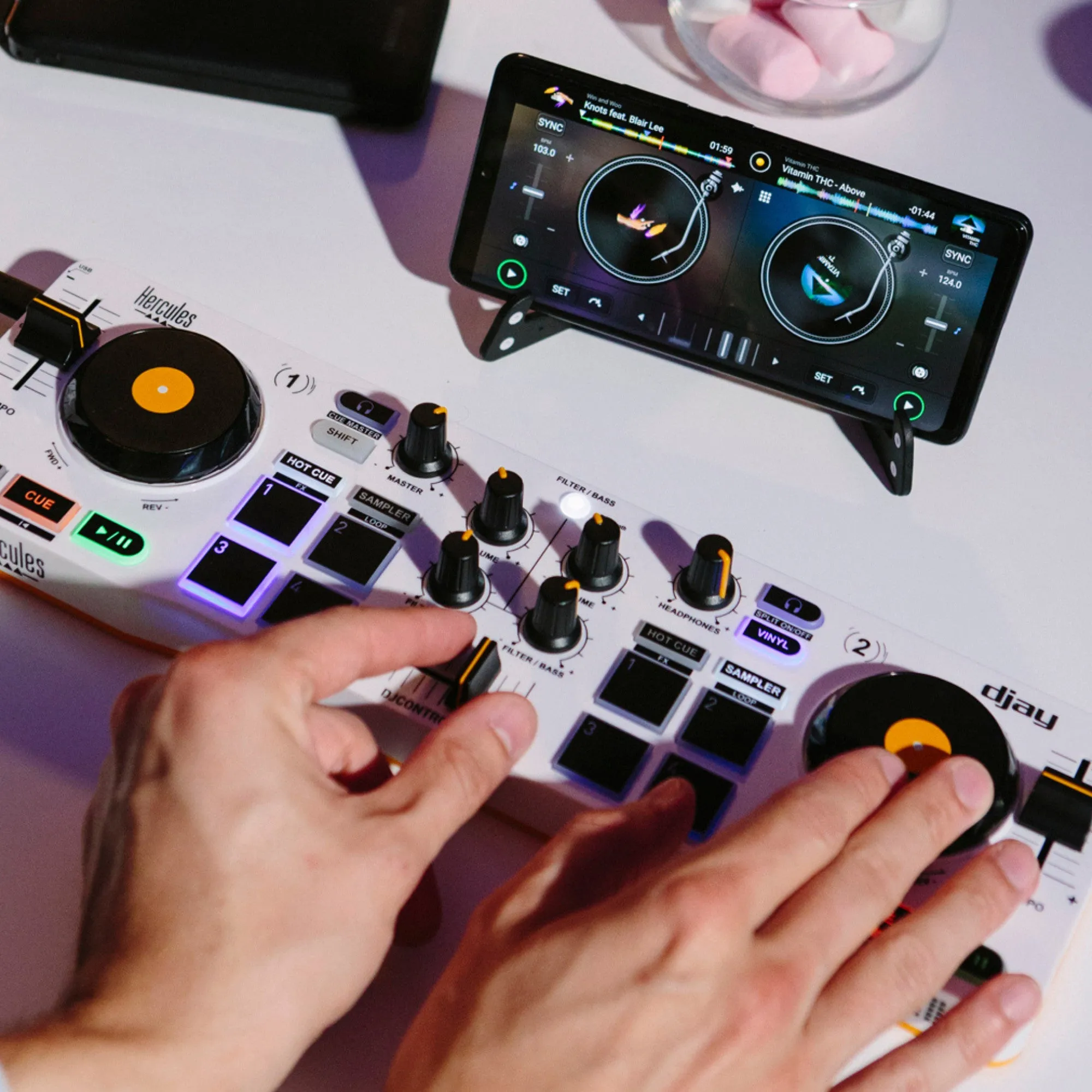 Hercules DJControl Mix for Smartphones and Tablets