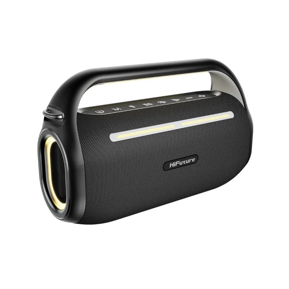 HiFuture MusicBox 100 Powerful Wireless Bluetooth Speaker with 2 Microphones - HEB15