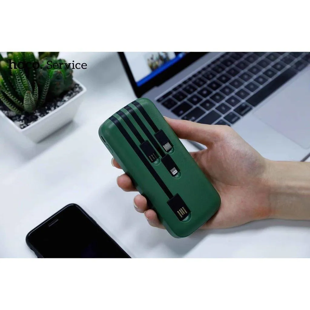 Hoco 10000mAh Power Bank With Four Cable DB07