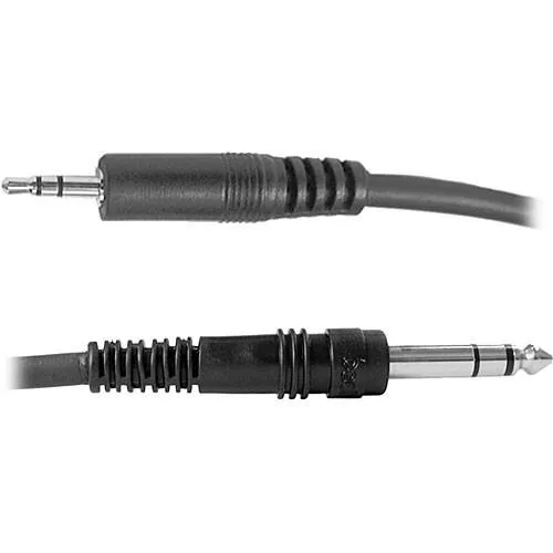 Hosa CMS-103 Stereo Mini Male To Stereo 1/4 Male Cable - 3 Foot